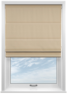 Devonshire, Mushroom - Roman Blind